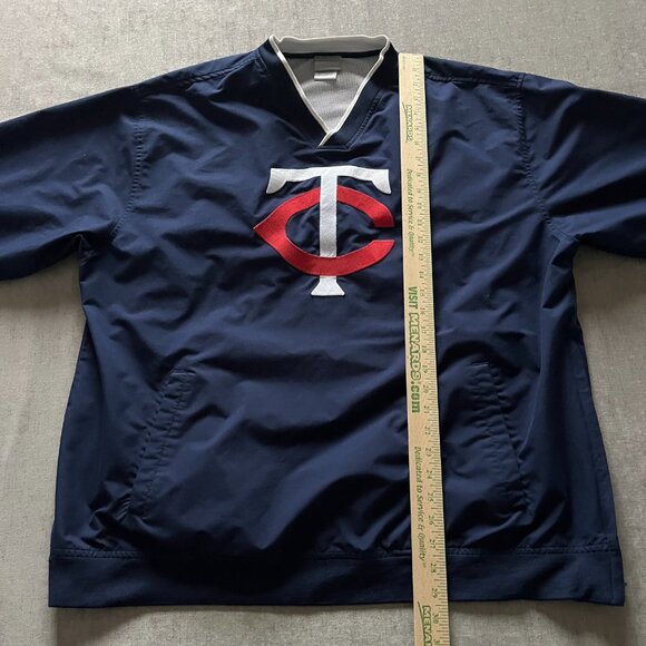 Genuine Merchandise Minnesota Twins Jacket Men XL Blue Pullover Windbreaker MLB - Picture 9 of 9